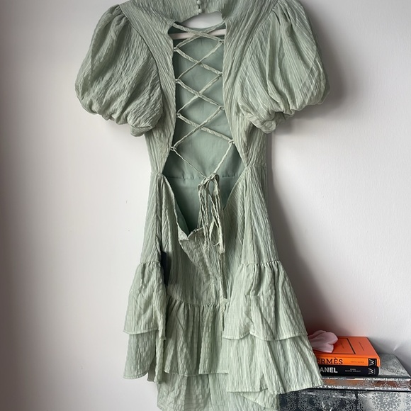 Sage green new dress with tags. - Picture 2 of 4